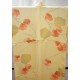 Pale cream-colored flower pattern KOMON KIMONO