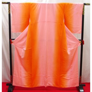 Beautiful pink and orange gradient RINZU KIMONO