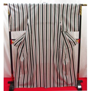 Cool vertical stripes KOMON KIMONO