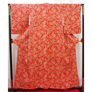 Charming maple & Chrysanthemum KOMON KIMONO